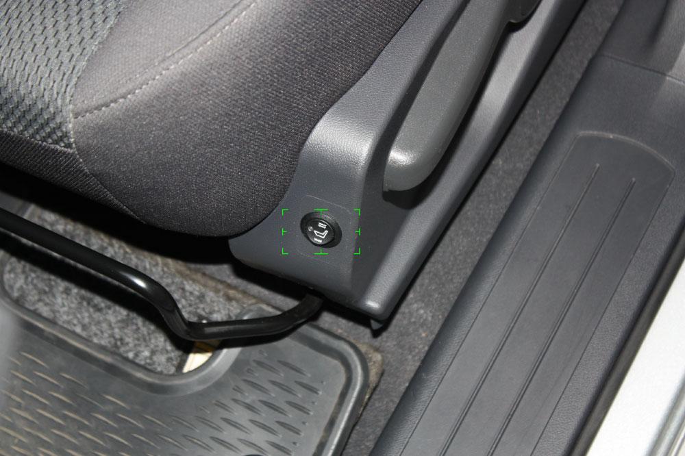 beépíthető ülésfűtés rejtett kapcsolóval