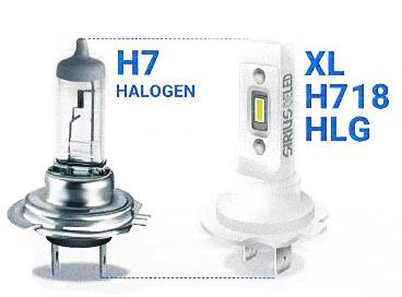 Sirius h7 led izzó mérete