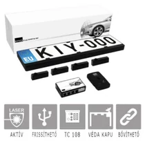 KIYO ULTIMATE AP 4 GPS komplett traffipaxvédelmi rendszer: Lézerblokkoló 4db rendszámkertbe építhető lézerszenzorral, GPS adatbázissal. KIYO ULTIMATE AP 4 GPS komplett traffipaxvédelmi rendszer: Lézerblokkoló 4db rendszámkertbe építhető lézerszenzorral, GPS adatbázissal.