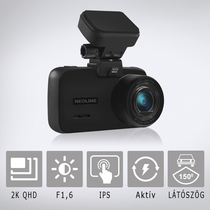 Neoline G-TECH X83: Professzionális autós fedélzeti kamera érintő kijelzővel