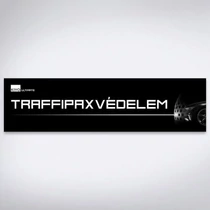 Matrica (felirat: Traffipaxvédelem)