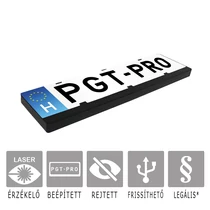 PGT LaserAlert PRO Lézerdetektor - lézeres traffipaxjelző 1db rendszámtábla keretbe épített szenzorral első vagy hátsó lézeres jelzés kialakítására PGT LaserAlert PRO Lézerdetektor - lézeres traffipaxjelző 1db rendszámtábla keretbe épített szenzorral első vagy hátsó lézeres jelzés kialakítására